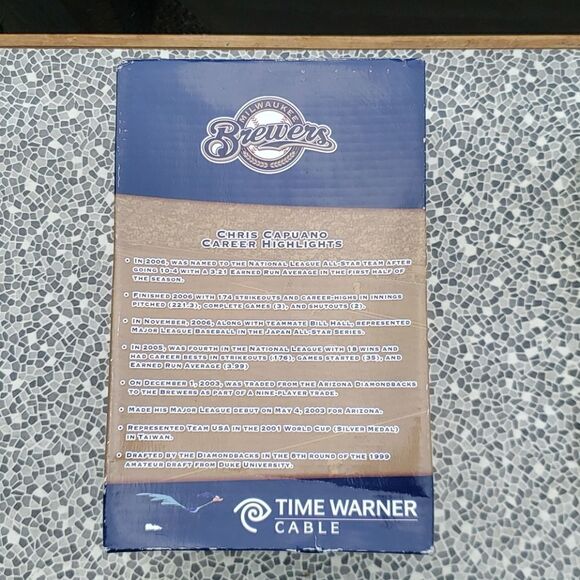 2007 Milwaukee Brewers Chris Capuano Bobblehead - Picture 8 of 11